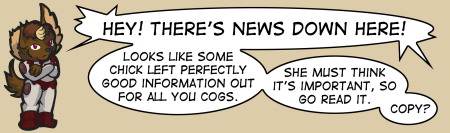 Bloggy posts because we gotta tell you stuff!