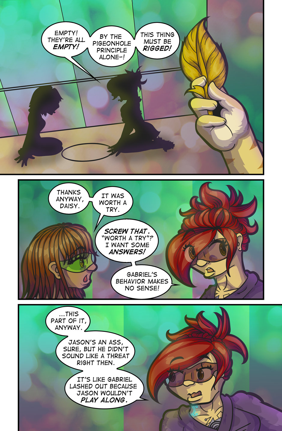 Answering Her Own Questions isn’t as Fun.