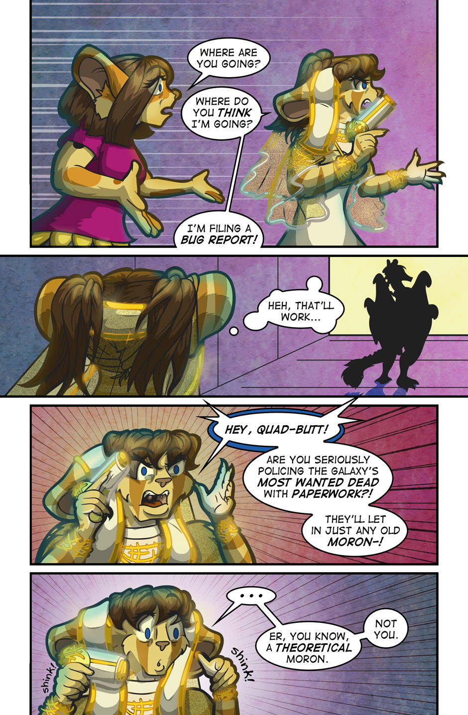 Her Nickname is Punchline for a Reason.