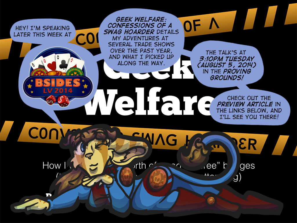 Speaking at B-Sides LV 2014! [Plug]