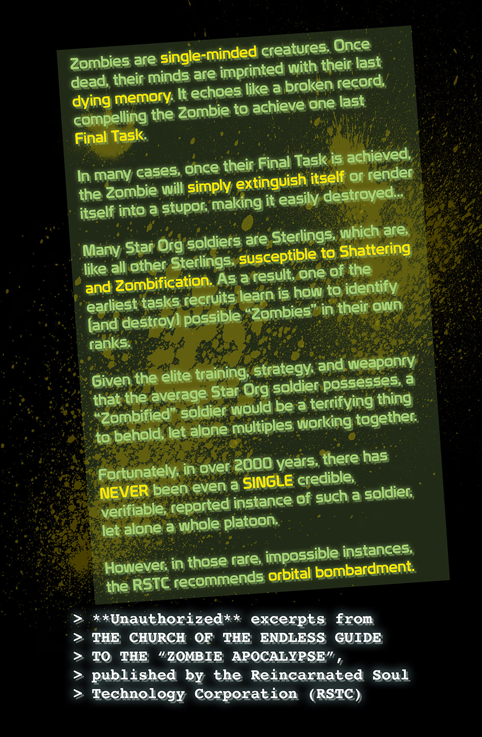 [FILLER] The Zombie at the End of This Book